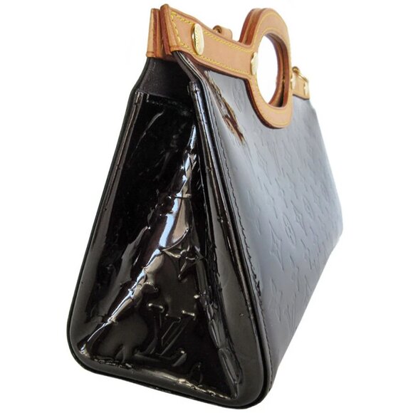 Auth LOUIS VUITTON Monogram Verinis Roxbury Drive Handbag Amarante Patent - Picture 4 of 12